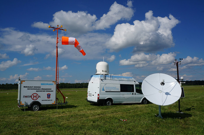 Мобильный комплекс для вертолетной площадки Поляна-24