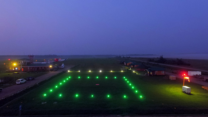 Мобильный комплекс для вертолетной площадки Поляна-24