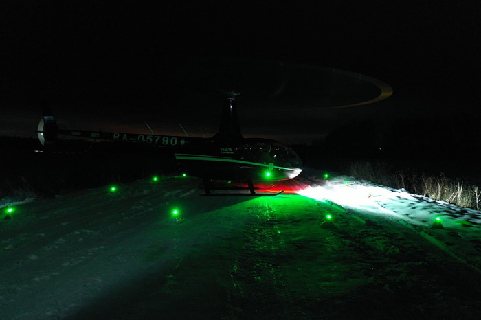 Мобильный комплекс для вертолетной площадки Поляна-24