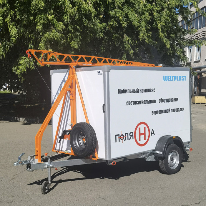 Мобильный комплекс для вертолетной площадки Поляна-24
