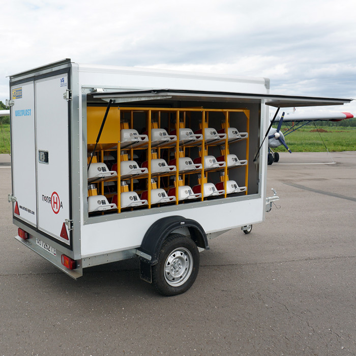 Мобильный комплекс для вертолетной площадки Поляна-36