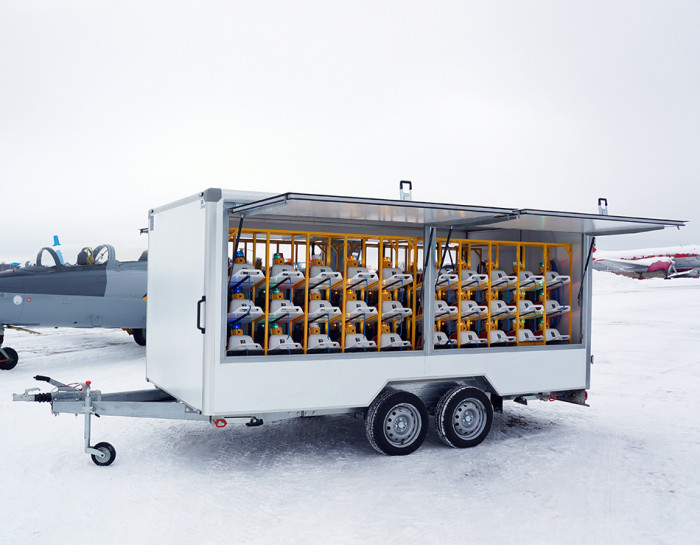 Мобильный комплекс для вертолетной площадки Поляна-72