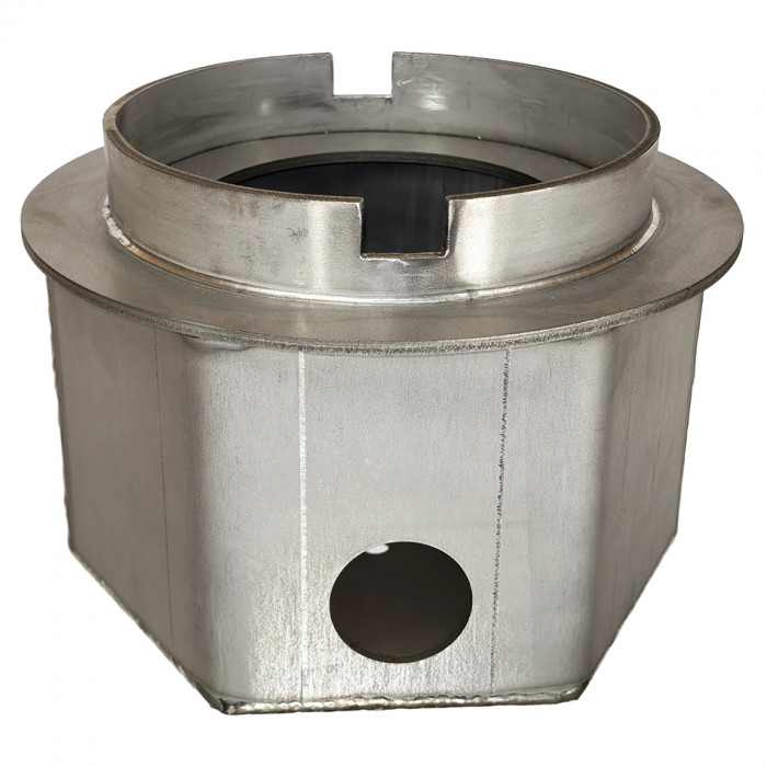 Нержавеющий колодец в бетон для углубленного огня